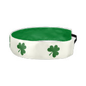 シャムロックグリーンアイボリー非スリップまたは滑ることヘッドバンドヘッドバンド アスレチックヘッドバンド (右)