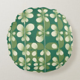シャムロックグリーン ラウンドクッション