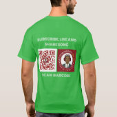 シャムロックグリーン Tシャツ (裏面)