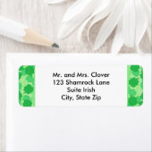 シャムロックコラージュカスタム住所 シール (インサイチュ)