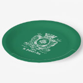 シャムロックコートオブアームセントパトリックの日 ペーパープレート (アングル)