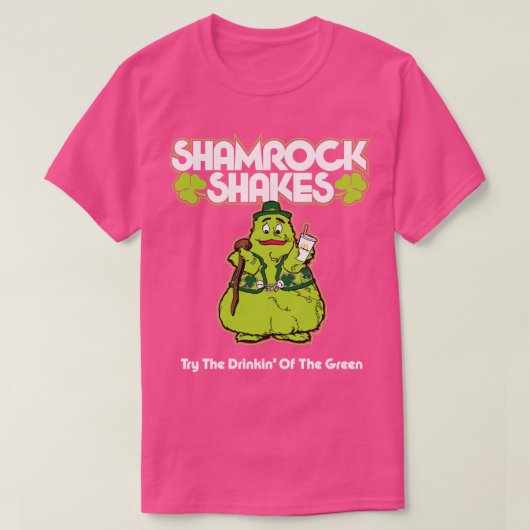 シャムロックシェイク Tシャツ (デザイン正面)