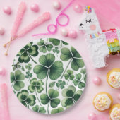 シャムロックシャッフル ペーパープレート (パーティー)