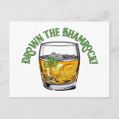 シャムロックシーラーの日を溺れ去る ポストカード (正面)