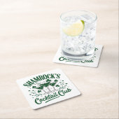 シャムロックスカクテルクラブ スクエアペーパーコースター (インサイチュ)