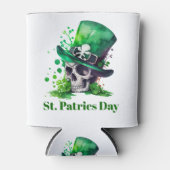 シャムロックスカルデザイン缶クーラー 缶クーラー (正面)