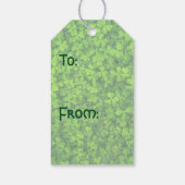 シャムロックスクロ葉ーバーズSt.パトリックの日誕生日 ギフトタグ (裏面)