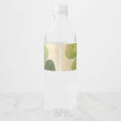 シャムロックスハッピーセントパトリックの日ヴィンテージスタイル ペットボトルラベル (裏面)