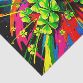 [シャムロックスプラッシュ]レインボーカラー絵を描（ばちゃばちゃ）跳ねる 薄葉紙 (詳細)