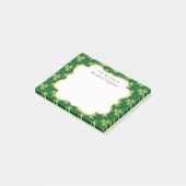 シャムロックスリーリーフクローバーグラフィック ポストイット (アングル)