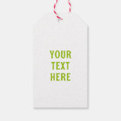 シャムロックスレインボーズウォーターカラーST PATRICKS DAY ギフトタグ (裏面)