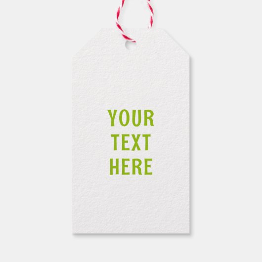 シャムロックスレインボーズウォーターカラーST PATRICKS DAY ギフトタグ (裏面)