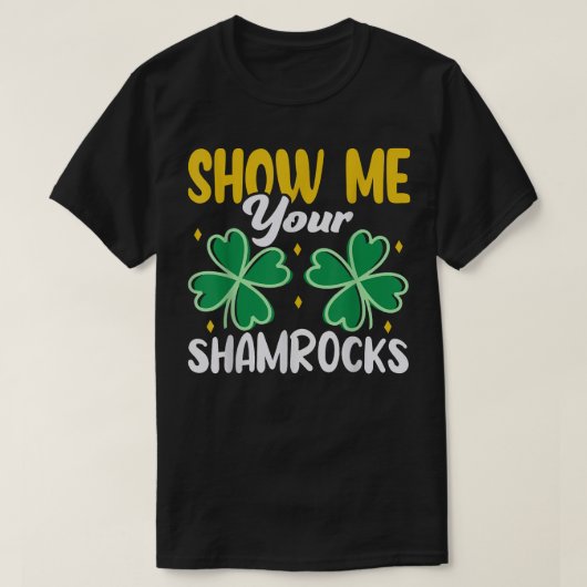 シャムロックズアイリッシュセント  Tシャツ (デザイン正面)