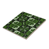 シャムロックチェッカーボードパターン タイル (側面)