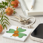 シャムロックチェロ キーホルダー (正面右)