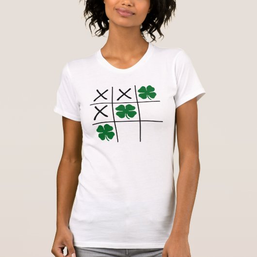 シャムロックティックタックトー Tシャツ (正面)