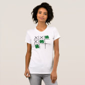 シャムロックティックタックトー Tシャツ (正面フル)