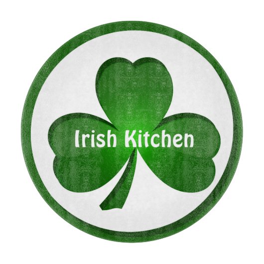 シャムロックデザイン切削ボード カッティングボード (正面)