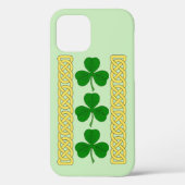 シャムロックトリオと結び糸細工バンドケースメイトiPhone Case-Mate iPhoneケース (裏面)