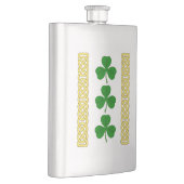 シャムロックトリオアンド結び糸細工バンド フラスク (右)