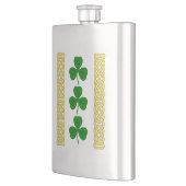 シャムロックトリオアンド結び糸細工バンド フラスク (左)