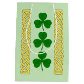 シャムロックトリオアンド結び糸細工バンド ミディアムペーパーバッグ (裏面)