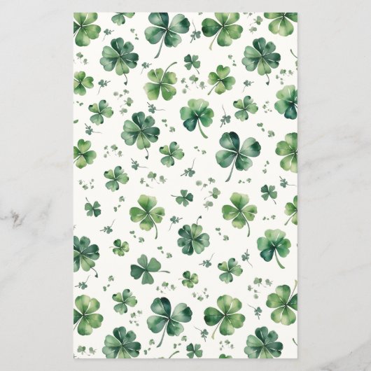 シャムロックハートどこ我々ブライダルシャワーゲーム (裏面)