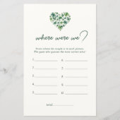 シャムロックハートどこ我々ブライダルシャワーゲーム (正面)