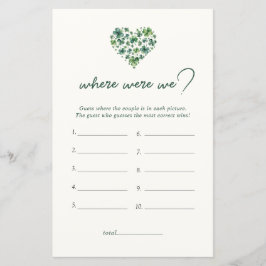 シャムロックハートどこ我々ブライダルシャワーゲーム