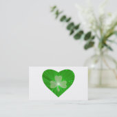 シャムロックハート名刺ホワイト 名刺 (スタンド正面)