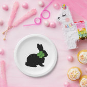 シャムロックバニー ペーパープレート (パーティー)