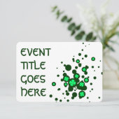 シャムロックバブル 招待状 (スタンド正面)