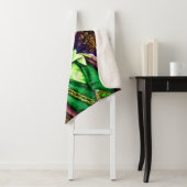 シャムロックパイプ付き明るい緑のレプレシャン シェルパブランケット (インサイチュ)