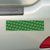 シャムロックパターン バンパーステッカー (車上)