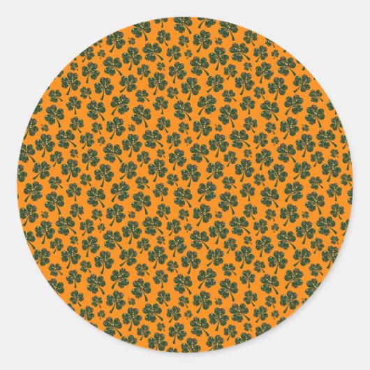 シャムロックパターン ラウンドシール (正面)