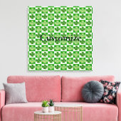 シャムロックパターンThunder_Cove キャンバスプリント (インサイチュ (リビング))