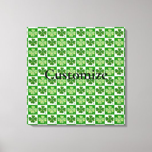 シャムロックパターンThunder_Cove キャンバスプリント (正面)