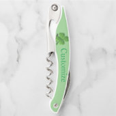 シャムロックパターンThunder_Cove ソムリエナイフ (正面)