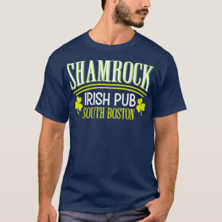 シャムロックパブサウスボストンアイリッシュSt patricks day Tシャツ