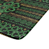 シャムロックフォーリーフクローバーオーナメント カッティングボード (角)