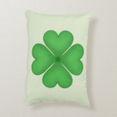 シャムロックフォーリーフクローバーハート アクセントクッション (裏面(縦))