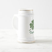 シャムロックフォーリーフクローバー ビールジョッキ (正面左)