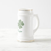 シャムロックフォーリーフクローバー ビールジョッキ (正面右)