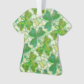 シャムロックフラグメントセラミックオーナメント オーナメント (正面)