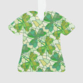 シャムロックフラグメントセラミックオーナメント オーナメント (正面)