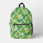 シャムロックフラグメント プリントバックパック (正面)