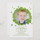 シャムロックフレーム招待状 招待状 (正面/裏面)