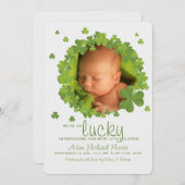 シャムロックフレーム招待状 招待状 (正面/裏面)