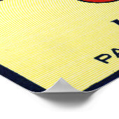 シャムロックブランドクランベリーラベル ポスター (角)