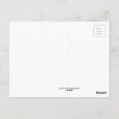 シャムロックブーケネコ ポストカード (裏面)